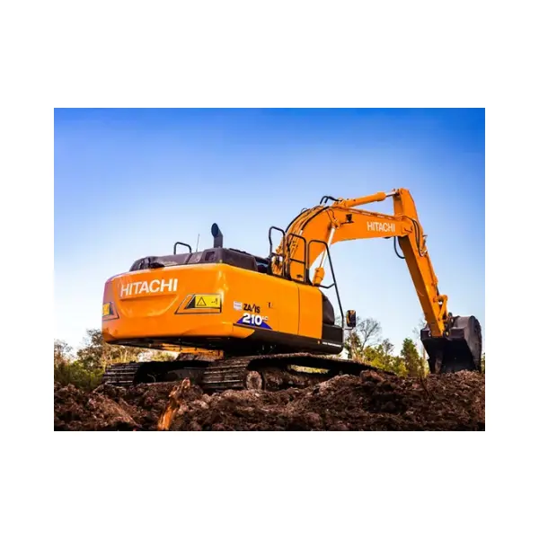 Hitachi ZX210LC-6 Medium to Large Excavators Hitachi ZX210LC-6 medium to large excavator working on a construction site with heavy-duty boom and tracked undercarriage